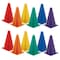Champion Sports High Visibility Plastic Cone Set, Assorted Colors, PK12 TC9SET - alternate 1